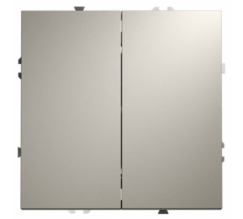 Выключатель двухклавишный без рамки Voltum S70 VLS020603