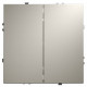 Выключатель двухклавишный без рамки Voltum S70 VLS020603