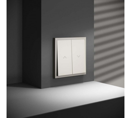 Выключатель для жалюзи без рамки Voltum S70 VLS020703