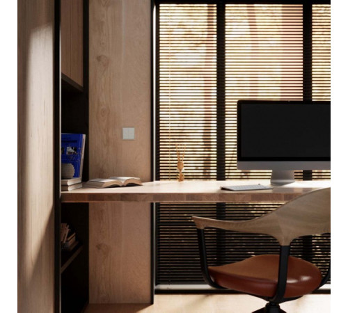 Выключатель для жалюзи без рамки Voltum S70 VLS020703