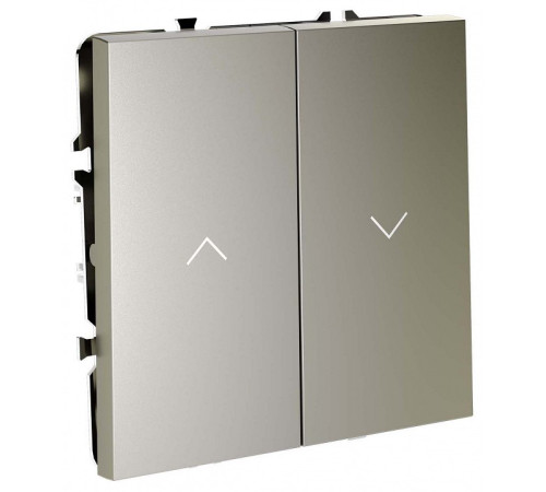 Выключатель для жалюзи без рамки Voltum S70 VLS020704