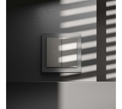 Выключатель для жалюзи без рамки Voltum S70 VLS020705