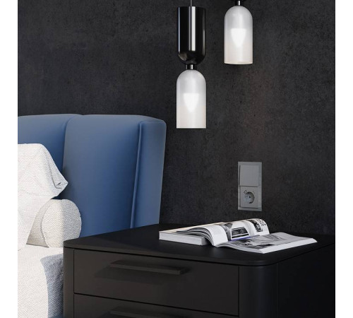 Выключатель трехклавишный без рамки Voltum S70 VLS030105