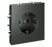 Розетка с заземлением, без рамки Voltum S70 VLS040106