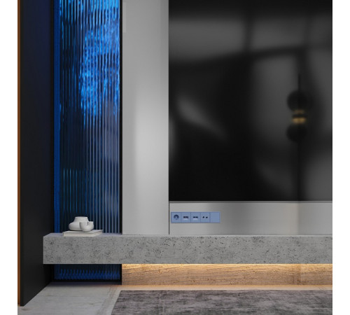 Заглушка для поста с суппортом, без рамки Voltum S70 VLS080115