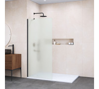 Душевая перегородка RGW WA-110B 1400x1950 мм черный матовое стекло 351011014-24