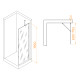 Душевая перегородка RGW WA-102 700x1950 мм хром 351010207-11