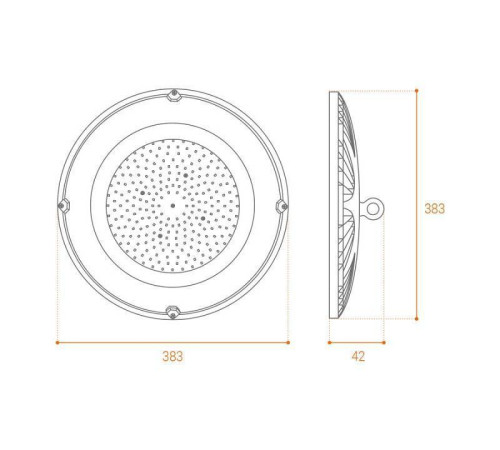 Встраиваемый светильник Wolta UFO UFO-200W/01