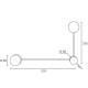 Накладной светильник Wolta Molecule WSL-GX53/13-R