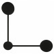 Накладной светильник Wolta Molecule WSL-GX53/13E
