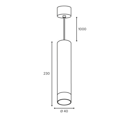 Подвесной светильник Wolta Petite WSL-MR11/P15BG