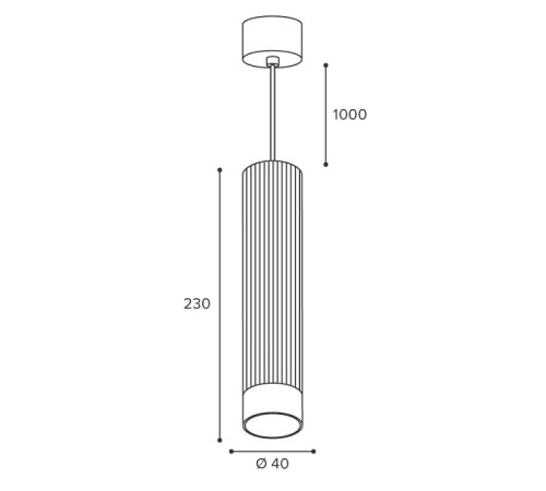 Подвесной светильник Wolta Shell WSL-MR11/P16BG