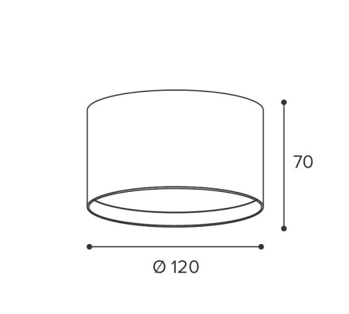 Накладной светильник Wolta BASIC WSL/GX70-01B