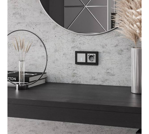 Выключатель сенсорый одноклавишный с подсветкой и функцией Wi-Fi, без рамки Werkel Серебряный W4510606