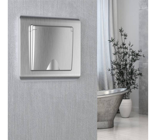 Розетка двойная с заземлением, без рамки Werkel W117 3 W1172004