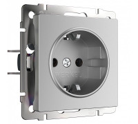 Розетка с заземлением, без рамки Werkel  W1171006