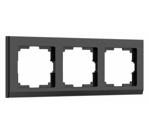 Рамка на 3 поста Werkel черный W0031808