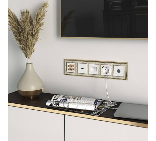 Розетка двойная Ethernet RJ-45 без рамки Werkel W118 1 W1181101