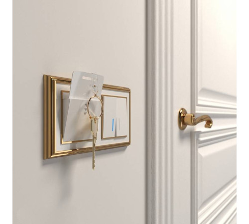 Электронный карточный выключатель без рамки Werkel Белый W1153101