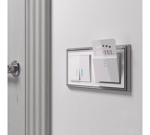 Электронный карточный выключатель без рамки Werkel Белый W1153101