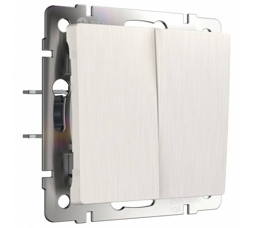 Выключатель проходной двухклавишный без рамки Werkel W112 3 W1122013