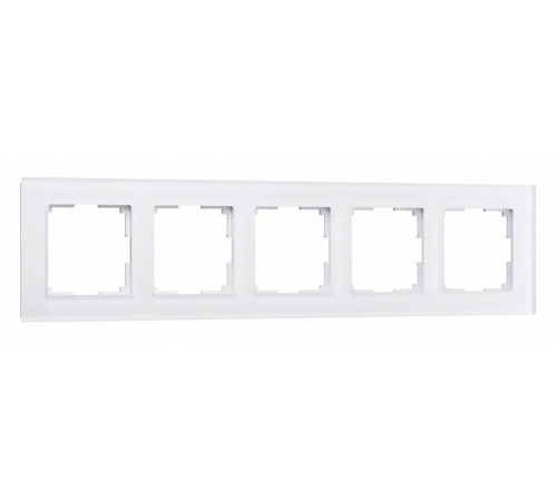 Рамка на 5 постов Werkel Favorit (белый матовый) W0051105