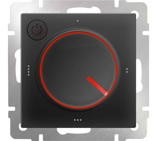 Терморегулятор электромеханический для теплого пола Werkel черный W1151108