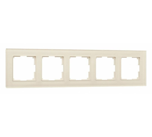 Рамка на 5 постов Werkel Favorit молочный W0051141