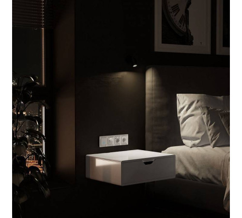 Рамка на 4 поста Werkel Acrylic белый a062131