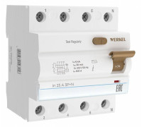 Устройство защитного отключения 3P Werkel Устройства защитного отключения W914P256