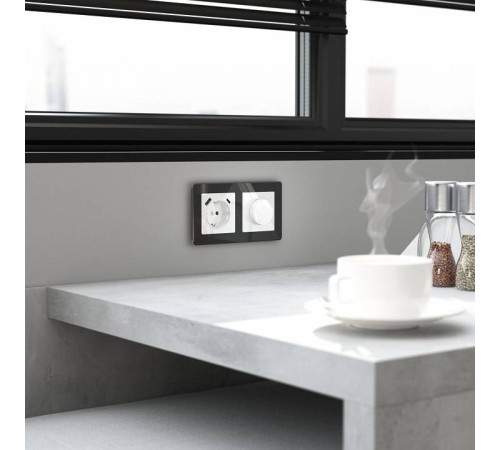 Диммер без рамки Werkel Белый акрил W1142041