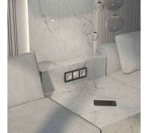 Диммер без рамки Werkel Белый акрил W1142041