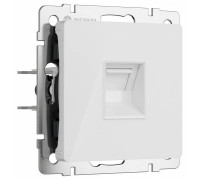 Розетка Ethernet RJ-45 без рамки Werkel Белый акрил W1181041