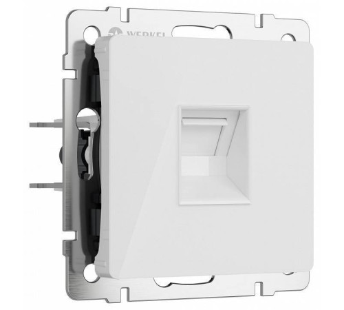Розетка Ethernet RJ-45 без рамки Werkel Белый акрил W1181041