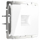 Розетка Ethernet RJ-45 и со шторками, без рамки Werkel белый W5120101
