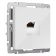 Розетка Ethernet RJ-45 и со шторками, без рамки Werkel белый W5120101