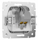 Розетка Ethernet RJ-45 и со шторками, без рамки Werkel белый W5120101