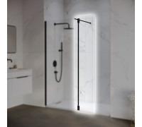 Боковая панель RGW Z-070B 300х1950 мм стекло 6 мм черный 352207003-14