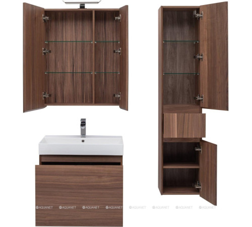 Зеркало Aquanet Нью-Йорк 70 шпон орех 00203952