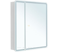 Зеркальный шкаф Aquanet Оптима 70х80 LED с антизапотеванием 00353798