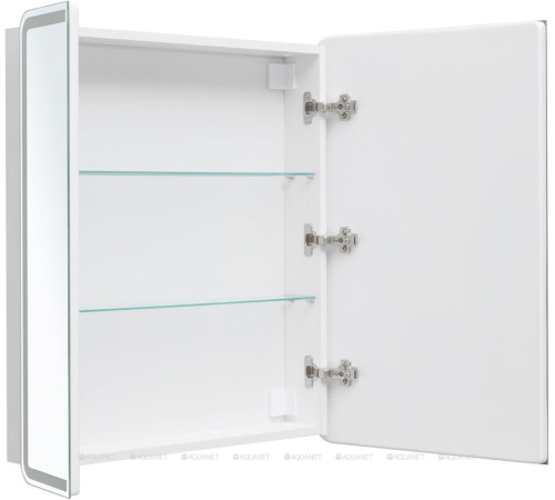 Зеркальный шкаф Aquanet Оптима 70х80 LED с антизапотеванием 00353798