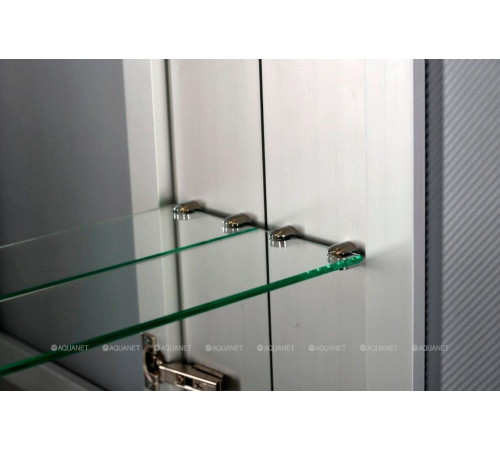 Зеркальный шкаф De Aqua Алюминиум 50 серебро 00261749