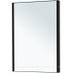 Зеркало Allen Brau INFINITY 600х800 мм прямоугольное черное 1.21018.BL