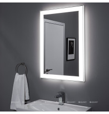 Зеркало Aquanet Алассио new 6085 с LED подсветкой и сенсором 600х850 мм 00249343