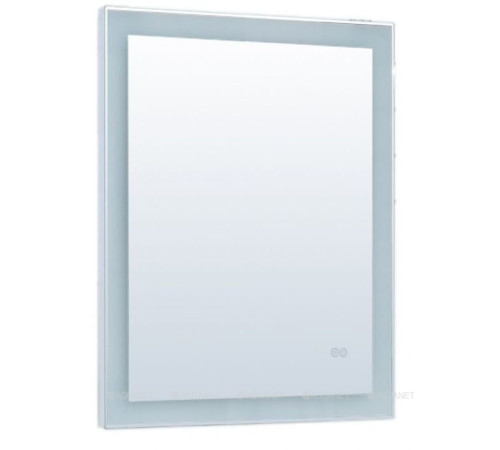 Зеркало Aquanet Алассио new 6085 с LED подсветкой и сенсором 600х850 мм 00249343