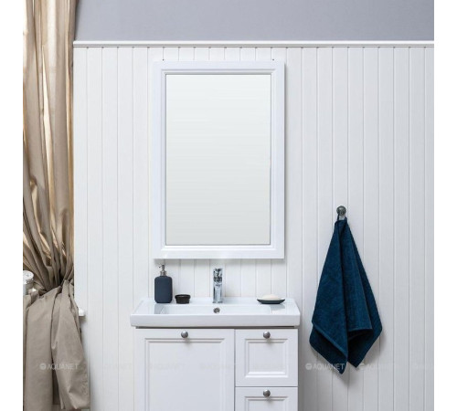 Зеркало Aquanet Амели 60x90 см белый матовый 00261991