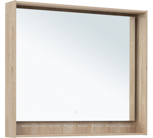 Зеркало Aquanet Милан 100 LED дуб светлый 00336406