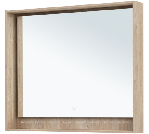 Зеркало Aquanet Милан 100 LED дуб светлый 00336406