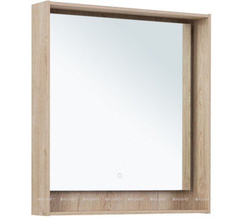 Зеркало Aquanet Милан 80 LED дуб светлый 00336405