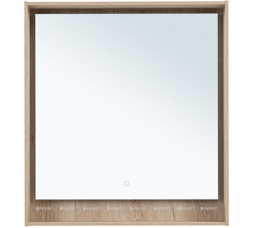 Зеркало Aquanet Милан 80 LED дуб светлый 00336405